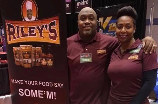 We are Antonio & Caryn Riley, the creators of the sauces & rubs